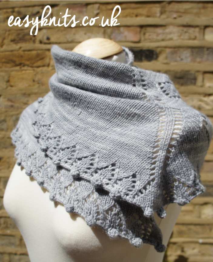 Winter Berry Shawl