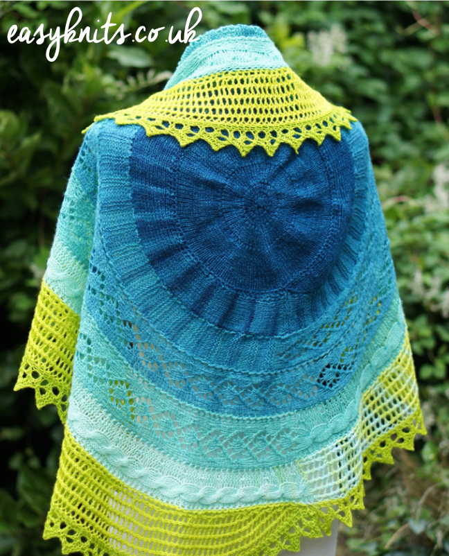 Travelling Ammonite Shawl