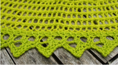 Travelling Ammonite Shawl