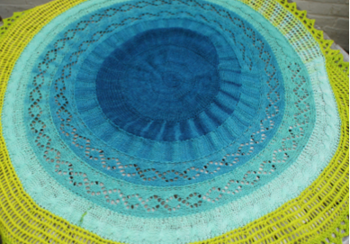 Travelling Ammonite Shawl