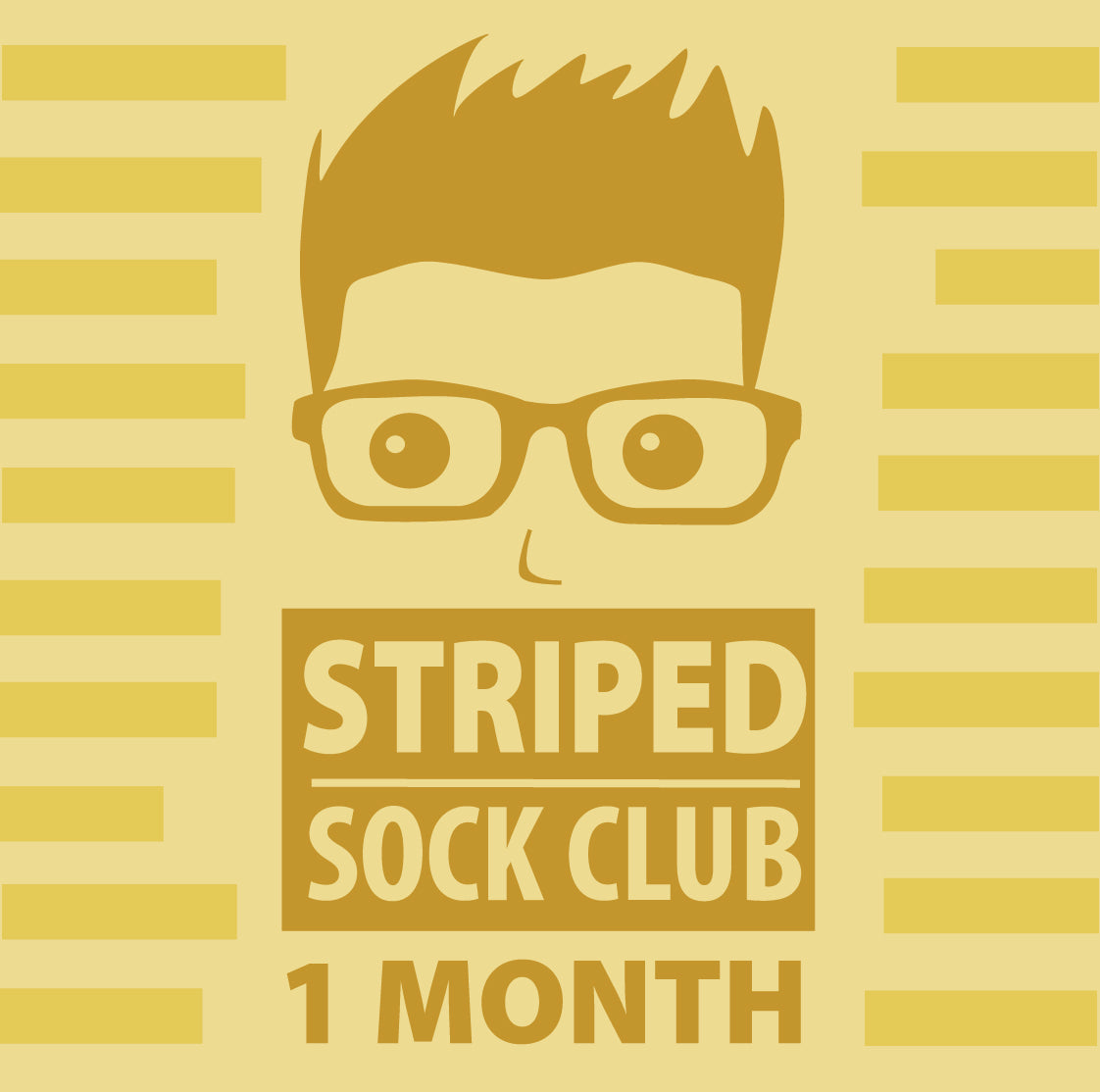 Striped Sock Club 1 Month