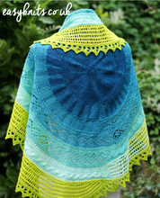 Load image into Gallery viewer, Travelling Ammonite Shawl